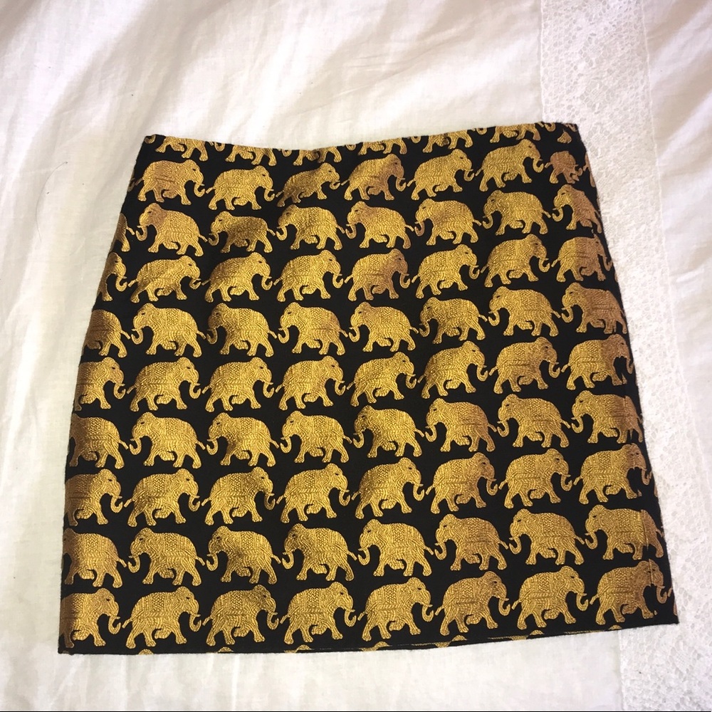 Jcrew Elephant Skirt